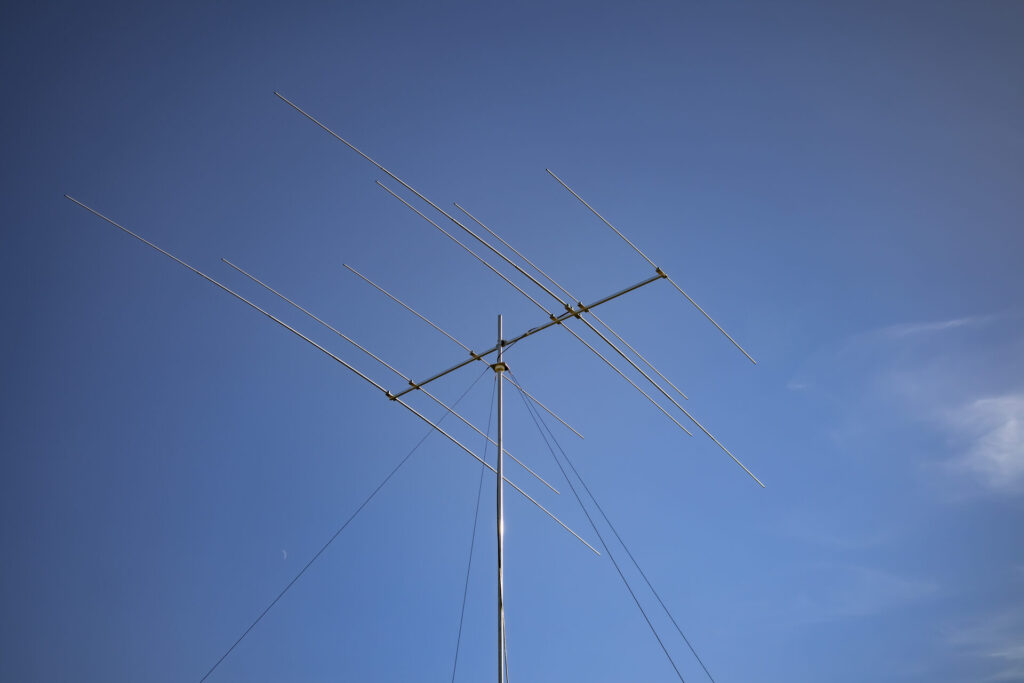 7-element multiband Yagi close-up